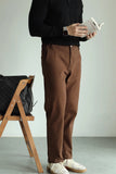 Brushed American Retro Cotton Stretch Jeans