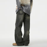 Men's American Retro Washed Jeans Men